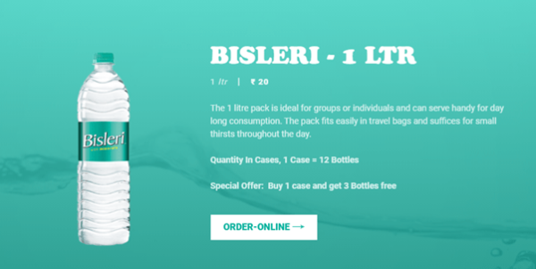 Bisleri Drinking Mineral Water Bottle/ 1litre x 12 pcs - Image 5