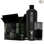 Evocus Black Alkaline Drink Infused with Essential Natural Minerals, 6 x 500 ml